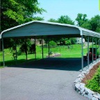 Carport 20x21x7 Regular With Gables.